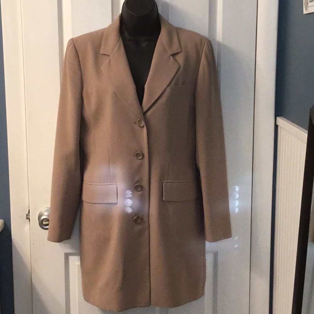 Long tan blazer/light coat
